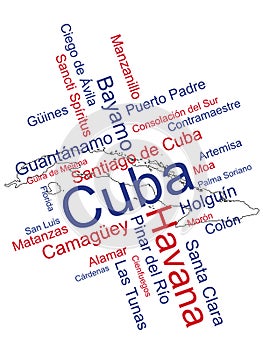 Cuba Map and Cities