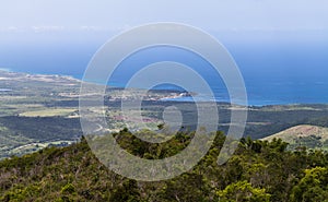 Cuba overlooking Guantanamo and the coast