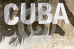 Cuba sign