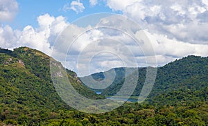 Cuba, view of the Sierra of Escambray mountains.