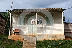 Cuba, Vinales, old bungalow