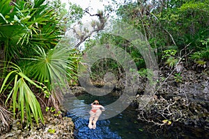Cuban cenotes - Cueva de los Peces near Giron beach photo