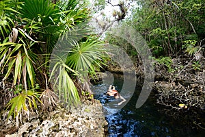 Cuban cenotes - Cueva de los Peces near Giron beach photo