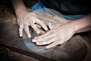 Cuban cigars in the making