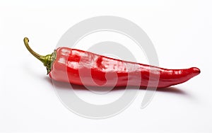 Cubanelle Pepper on White