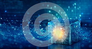 Cube computing technology. Cloud data and Internet Security