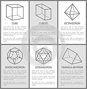 Cube Cuboid Octahedron Dodecahedron Icosahedron