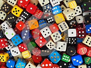 Cube dice collection