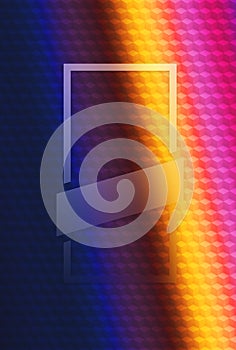 Cube geometric pattern abstract background,  block