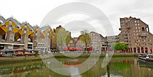 Cube house and old harbour