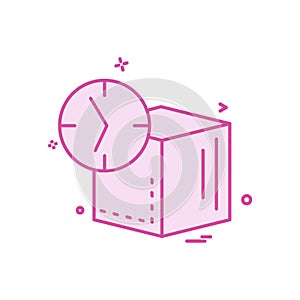 Cube icon design vector