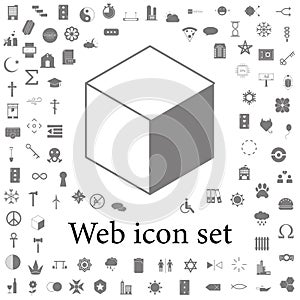 cube icon. web icons universal set for web and mobile