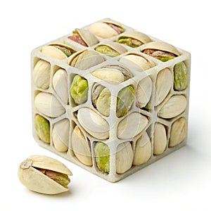 Cube of Pistachios