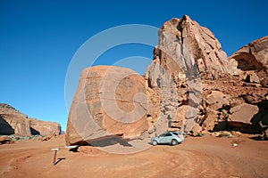 Cube point in Monument Valley, Utah