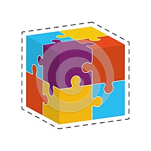 cube puzzle solution image
