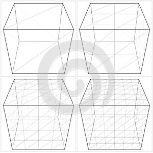 Cube From The Simple To The Complicated Shape Vector 04