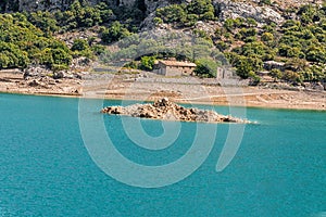 Cuber reservoir in the Sierra de Tramuntana, Mallorca, Spain