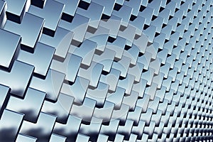 Cubes array as abstract 3d background