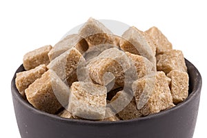 Cubes of brown sugar