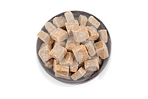 Cubes of brown sugar