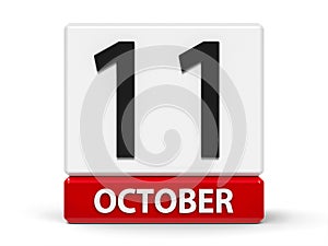 Cubes calendar 11th October