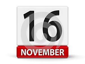 Cubes calendar 16th November