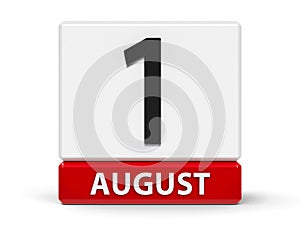 Cubes calendar 1st August