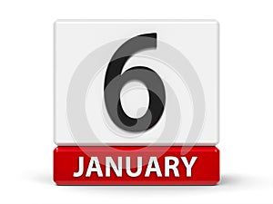 Cubes calendar 6th January