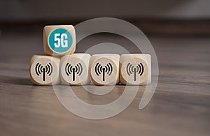 Cubes dice with 5G internet broadband standard