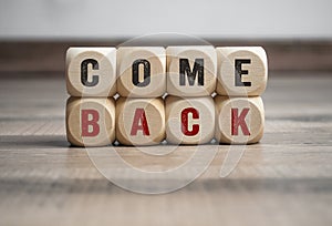 Cubes and dice with comeback