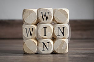 Cubes and dice with win win situation