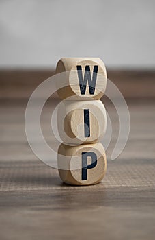 Cubes and dice with WIP work in progress