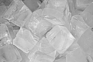 Cubes of ice