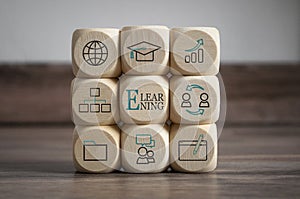 Cubes with e-Learning Onlinelearning