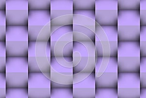 Cubes of violet shadows