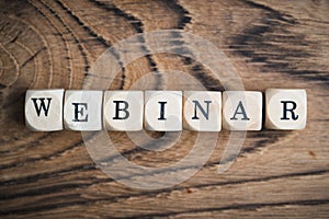 Cubes with word `webinar`