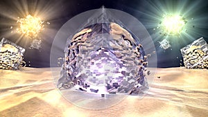 Cubic Abstract Background Design