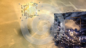 Cubic Abstract Background Design