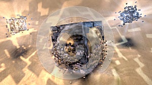 Cubic Abstract Background Design