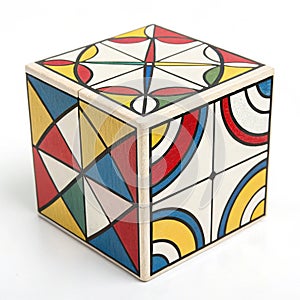 Cubic Abstract isolated on white background