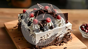 Cubic black forest cake