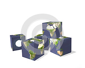 Cubic earth