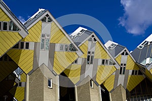 Cubic houses in Rotterdam photo