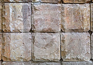 A Cubic stone wall background
