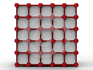Cubical atom network