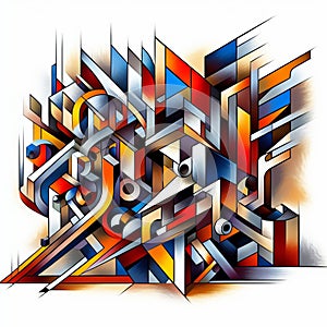 Cubist abstraction An abstract art movement pioneered by Picss