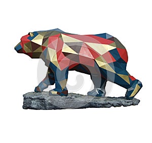 The cubist bear photo