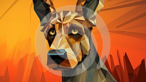 Cubist Halloween Pet: Toto Games Of Play In Polygon Style