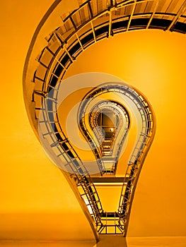 Cubist stairs at Prague