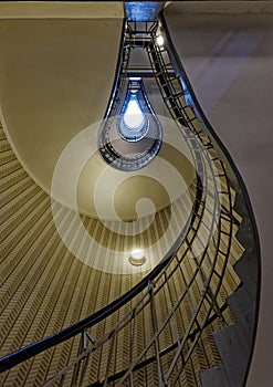 Cubist stairs in Prague